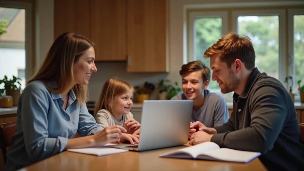 Family budgeting session